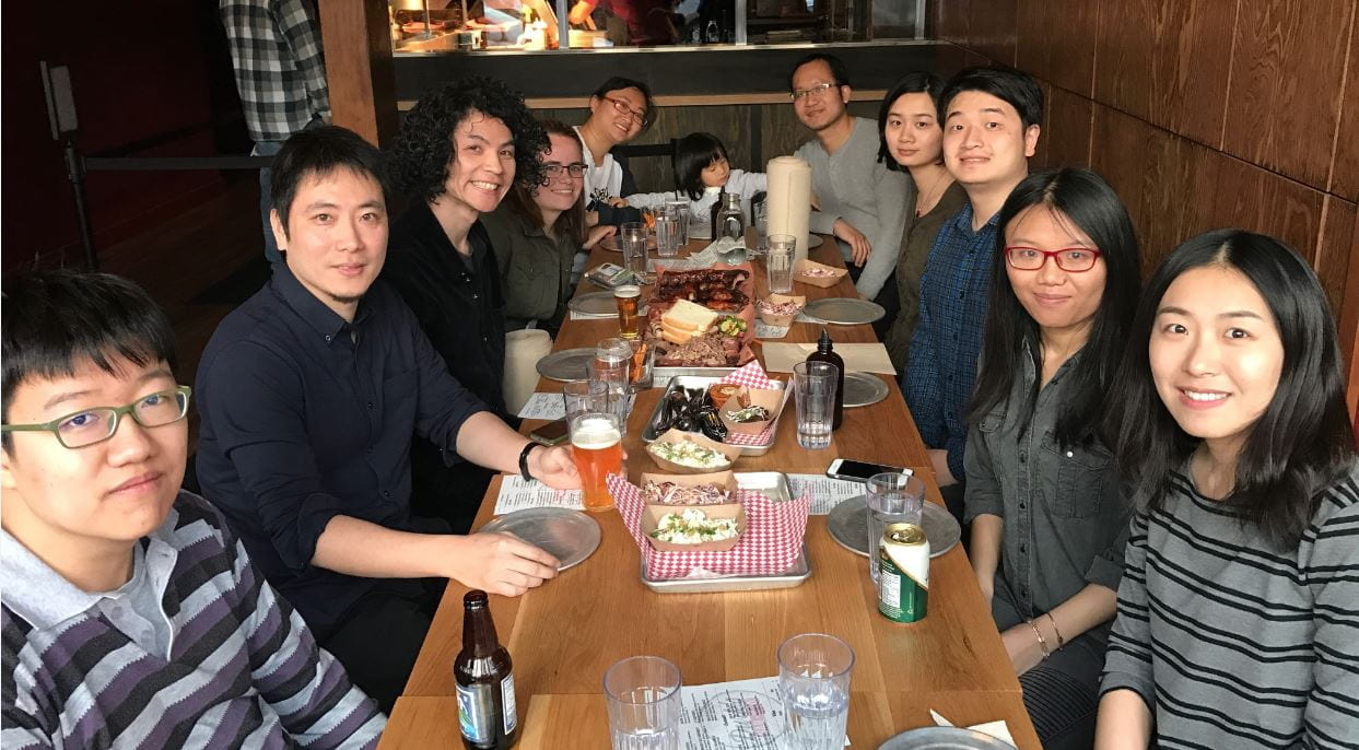 Group dinner to celebrate all the second-year graduate students successfully pass the RPD oral defense
